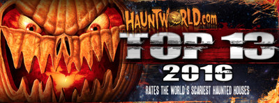 Hauntworld.com releases its Top 13 haunted houses for 2016.