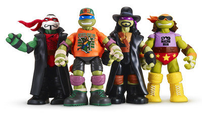 Nickelodeon, WWE and Playmates Toys Unveil Ninja Superstars at New York Comic Con