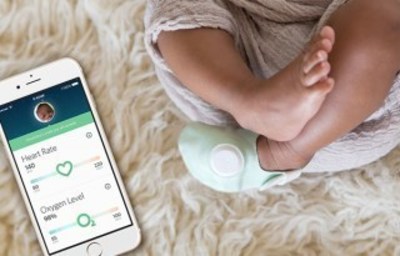Owlet Baby Monitor, a smart sock monitor that uses hospital technology--pulse oximeter--to alert parents if their baby stops breathing or heart rate fluctuates, was the Baby Safety and Audience Award Winner at the inaugural The Bump Best of Baby Tech Awards, at CES 2016.