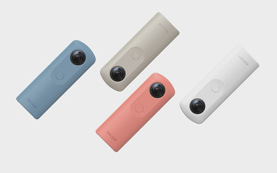 The newest addition to Ricoh's pioneering Theta line makes it easy for anyone to shoot and share high-quality 360-degree, fully spherical stills and videos. The Theta SC camera is available in four colors.