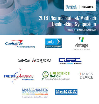 Vintage Showcases M&A Solutions at McDermott's 2016 Pharmaceutical/Medtech Dealmaking Symposium: October 25Premier networking event for dealmakers in Cambridge, Massachusetts