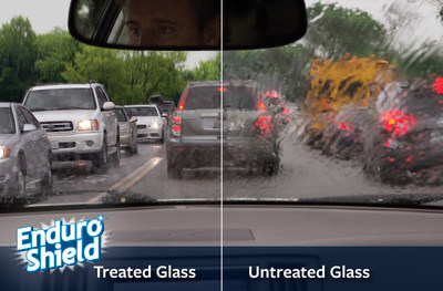 EnduroShield Windshield Rain Repellent - Better visibility & safety for up to 1yr
