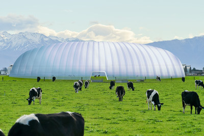 The Zeecol vision for methane management where cows are free to roam in the dome