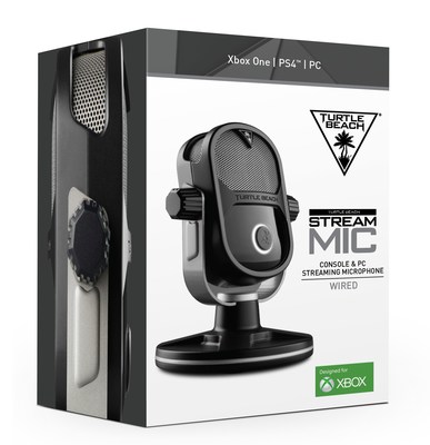 Turtle Beach's STREAM MIC is a first-of-its-kind professional desktop microphone created for gamers who want to livestream content directly from their Xbox One, as well as from PS4, PC or Mac. Launches Sunday, October 23, 2016 for a MSRP of $99.95 at participating retailers nationwide.