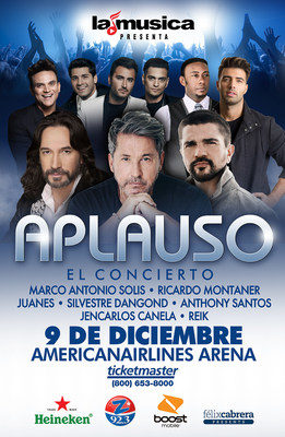 LaMusica, Zeta 92.3FM and Felix Cabrera Concert Series presents "Aplauso 2016" in South Florida