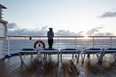 One tip from cruise experts is to plan on rising early on at least one day to enjoy the spectacular views and peacefulness of sunrise on the ship's top deck.Photo courtesy of Princess Cruises