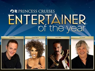 Princess Cruises announces the finalists for the sixth annual Entertainer of the Year competition.