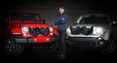 Mike Manley (Head of Jeep Brand and Ram Brand, FCA - Global) announces Jeep brand alliance with the Movember Foundation in support of men's health. (Photo credit: FCA US/Jay Bernard)