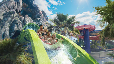 In early summer 2017, a first-of-its-kind water theme park will erupt at Universal Orlando Resort - Universal's Volcano Bay. It will be an innovative experience filled with incredible thrills and perfected relaxation. Krakatau Aqua Coaster will be the star experience at Universal's Volcano Bay - combining innovative ride technology with water theme park thrills to take families on an unforgettable adventure through the park's massive icon - the 200-foot Krakatau volcano.