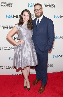 WebMD People's Choice Award recipients Seth Rogen and Lauren Miller Rogen attend the 2016 WebMD Health Heroes Awards on November 3, 2016 in New York City.