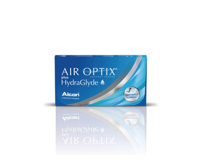 Alcon AIR OPTIX(R) plus HydraGlyde monthly replacement contact lenses