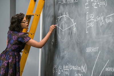 Taraji P. Henson plays Katherine Coleman Goble Johnson, American physicist, space scientist, and mathematician in "Hidden Figures."