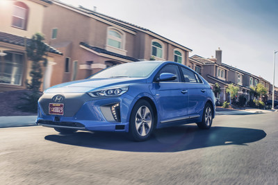 Los Angeles, Nov. 16, 2016 - Hyundai announced the introduction of the Autonomous IONIQ concept during its press conference at Automobility LA (Los Angeles Auto Show). With a sleek design resembling the rest of the IONIQ lineup, the vehicle is one of the few self-driving cars in development to have a hidden LiDAR system in its front bumper instead of on the roof, enabling it to look like any other car on the road and not a high school science project.