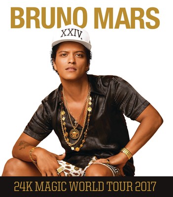 GRAMMY AWARD WINNER AND MULTI-PLATINUM SELLING SUPERSTARBRUNO MARSTO BRING THE 24K MAGIC WORLD TOUR TO NORTH AMERICA AND EUROPE IN 2017