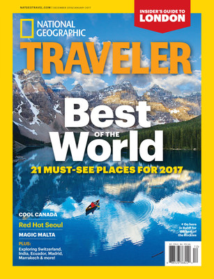 National Geographic Traveler's December 2016/January 2017 "Best of the World" issue.