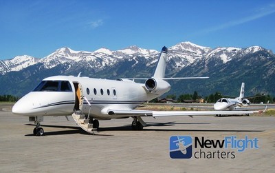 New Flight Charters Private Jet Awating Passengers