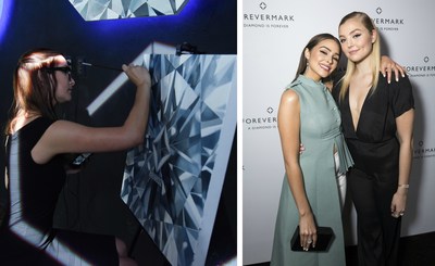 Forevermark Celebrates the Launch of the Black Label Collection with Olivia Culpo, Rachel Hilbert, and artist Angie Crabtree