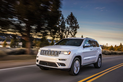 2017 Jeep Grand Cherokee 4x4 earned five-star rating in each of three distinct crash tests