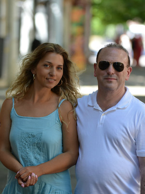 No Borders for Love Founder David Galler of Atlanta, Georgia and his Fiance, Anna of Odessa, Ukraine. The couple met on one of Mr. Galler's first trips to Ukraine and carried on a long distance relationship for several years but the couple is finally looking forward to a wedding in Odessa, and Anna joining David in United States.