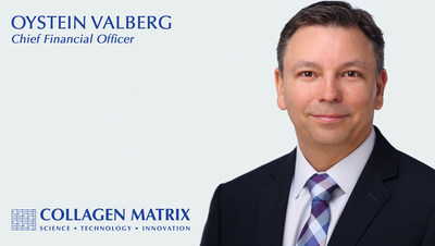 Collagen Matrix names Oystein Valberg as CFO