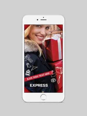 Express to Sponsor National Snapchat Filters on Black Friday