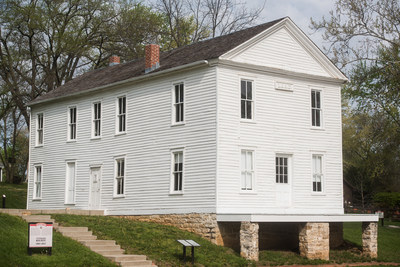 Constitution Hall in Lecompton, Kansas.
