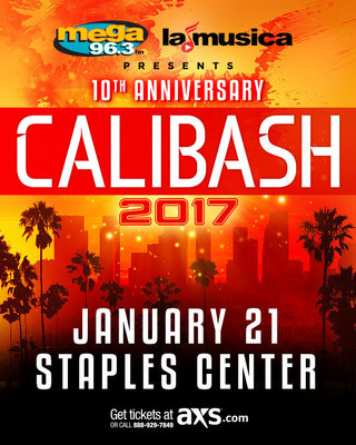 Don Omar, Nicky Jam, Prince Royce, Gente de Zona y otros artistas de renombre cantaran en la edicion especial del decimo aniversario de Calibash - el concierto de musica urbana latina mas importante del mundo