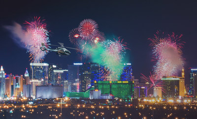 Sundance Helicopters, Inc., in Las Vegas, will be the only tour operator to fly over the Las Vegas Strip on New Year's Eve during the fireworks show countdown to 2017. Only 72 seats are available for $339 per person.
