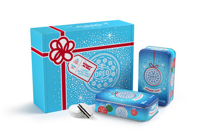 OREO is introducing gifts.oreo.com, featuring festive OREO tins filled with White Fudge Covered OREO cookies