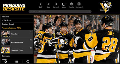 Pittsburgh Penguins launch new video app with Penguins DeskSite.