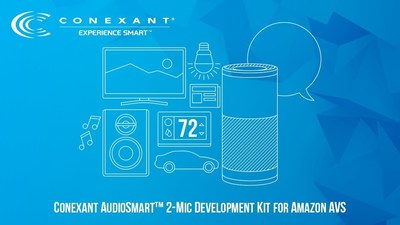 Conexant AudioSmart Two Microphone Development Kit for Alexa Voice Service
