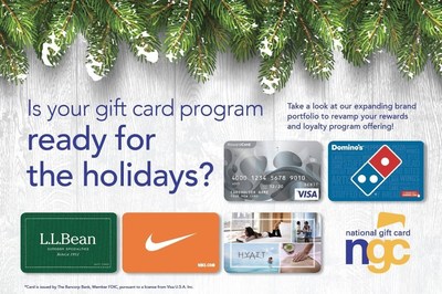 National Gift Card (NGC) offers tips and insights for getting gift cards in time for the holidays when using points or miles from your rewards program. NGC is the leading marketer and supplier of gift cards for use in loyalty, incentive and rewards programs and offers a variety of retail, restaurant and prepaid cards along with secure online ordering, distribution, fulfillment services, a Gift Card API and customized gift card programs designed to reach each client's specific objectives.
