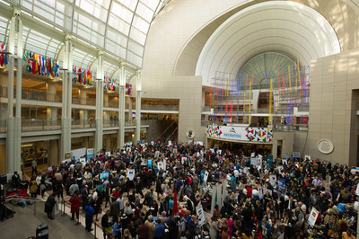 More than 3,000 Visitors Participate in Winternational, the 5th Annual Embassy Showcase featuring 37 embassies, at the Ronald Reagan Building and International Trade Center.