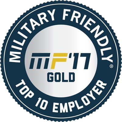 Combined Insurance is ranked as the number two Military Friendly(R) Employer in the $500MM - $1B revenue category for 2017. This is the sixth consecutive year that Combined Insurance has made the list and third consecutive year in the top 5--the company was previously named the Number One Military Friendly(R) Employer in the nation for 2015 and 2016.
