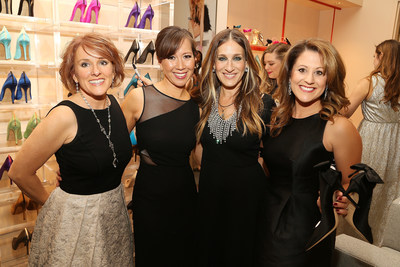 Sarah Jessica Parker interacts with guests at her new standalone SJP by Sarah Jessica Parker boutique at MGM National Harbor.