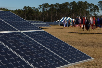 Including related transmission and distribution infrastructure, Georgia Power's solar project at Fort Stewart occupies 250 acres, utilizes approximately 139,200 ground-mounted photovoltaic (PV) panels and is estimated to represent a $75 million investment at the installation.