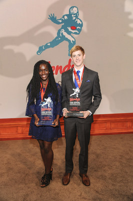 Wendy's announced Frelicia Tucker of Aiken, South Carolina and Daniel Orcutt of Fort Walton Beach, Florida as the 2016 Wendy's Heisman National Winners. The award recognizes the high school seniors who have gone to the greatest lengths to be the best students, athletes and community leaders. For their dedication and hard work, Frelicia and Daniel will each receive a $10,000 scholarship and appear on the collegiate Heisman Memorial Trophy presentation. Visit www.WendysHeisman.com to find out more about the two National Winners.